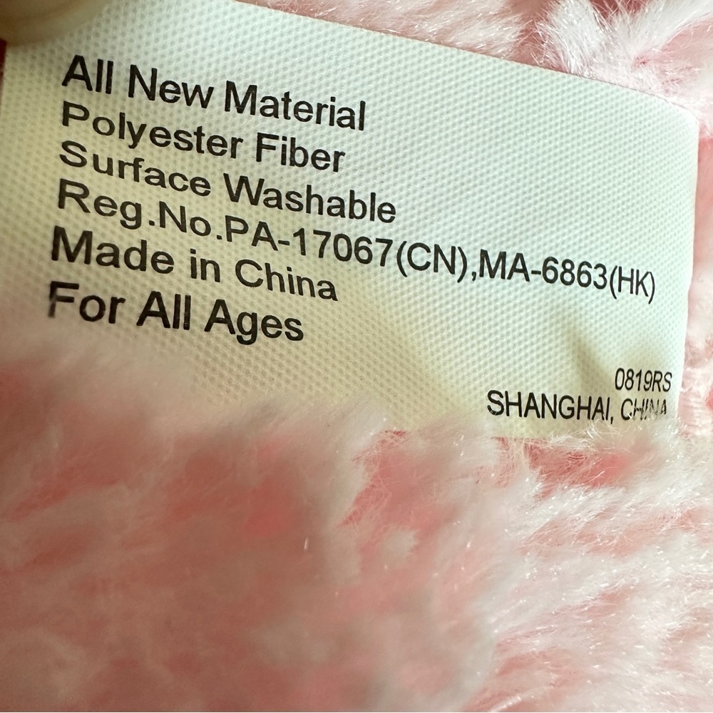 Plush Rainbow Unicorn Toy by Hugfun – Pink Stuffed Animal For All Ages - Picture 5 of 6